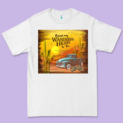 Bind My Wandering Heart To Thee Premium Tee Designed By Tumblerdesignbyshophia