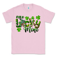 Bubblegum Pink St. Patrick's Day One Lucky Mini Classic Tee - RanaPortraitStore