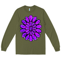 Army Green purple gemstone jewelny Long Sleeve Tee - RanaPortraitStore