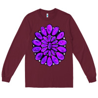 Burgundy purple gemstone jewelny Long Sleeve Tee - RanaPortraitStore