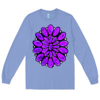 Colony Blue purple gemstone jewelny Long Sleeve Tee - RanaPortraitStore