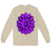 Mushroom purple gemstone jewelny Long Sleeve Tee - RanaPortraitStore
