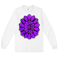 White purple gemstone jewelny Long Sleeve Tee - RanaPortraitStore