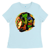Baby Blue juneteenth 1865 Ladies Tee - CowGirlArtShop