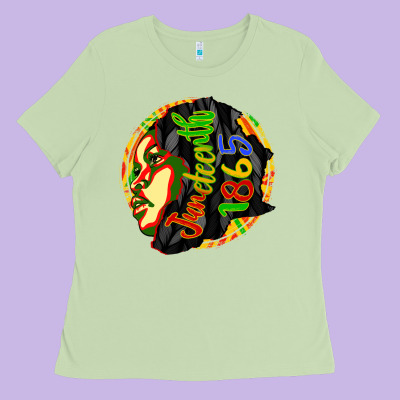 Juneteenth 1865 Ladies Tee Designed By Cowgirlartshop