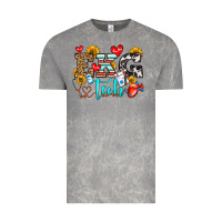 Cloud Rock ekg tech Vintage Tee - OliviaCreatesArt