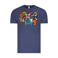 Vintage Denim ekg tech Vintage Tee - OliviaCreatesArt