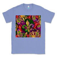 Colony Blue mardi gras Classic Tee - CowGirlArtShop