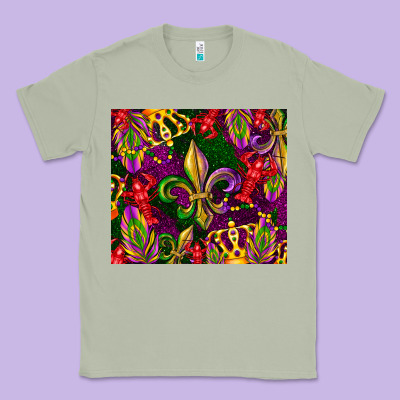 Mardi Gras Classic Tee Designed By Cowgirlartshop