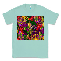 Seafoam mardi gras Classic Tee - CowGirlArtShop