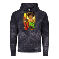 Cloud Black Love Juneteenth Vintage Hoodie - FaDigitalArtStudio