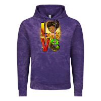 Cloud Purple Love Juneteenth Vintage Hoodie - FaDigitalArtStudio