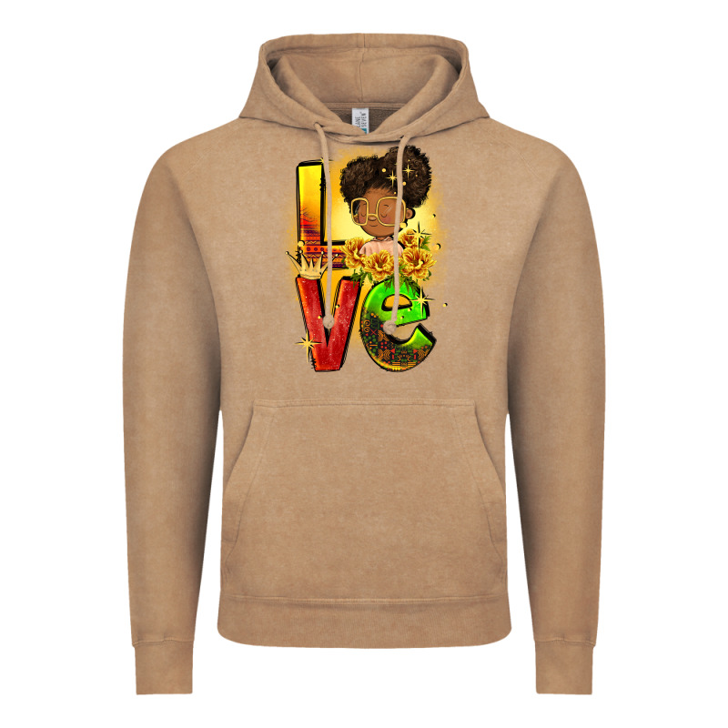 Love Juneteenth Vintage Hoodie by FaDigitalArtStudio | Teevron