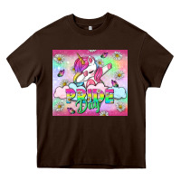 Chocolate Brown Pride Day LGBTQ+ Heavy Core Tee - NancyCooperArtShop
