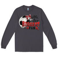Smoke little sister biggest fan soccer Long Sleeve Tee - FaDigitalArtStudio