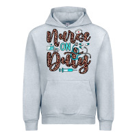 Heather Grey nurse on duty Urban Hoodie - JahusDesignShop