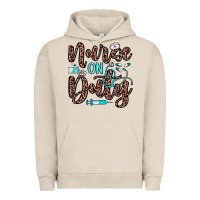 Pigment French Oak nurse on duty Urban Hoodie - JahusDesignShop