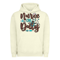 Pigment Pistachio nurse on duty Urban Hoodie - JahusDesignShop