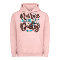 Pigment Salmon nurse on duty Urban Hoodie - JahusDesignShop