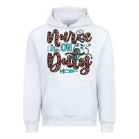 White nurse on duty Urban Hoodie - JahusDesignShop