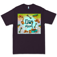 Plum dog mom Premium Tee - TumblerDesignByShophia