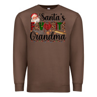 Chestnut santa's favorite grandma Premium Sweatshirt - AdoDesignShop