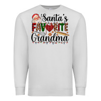 Dove Grey santa's favorite grandma Premium Sweatshirt - AdoDesignShop