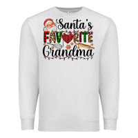 Oatmeal Heather santa's favorite grandma Premium Sweatshirt - AdoDesignShop