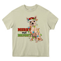 Mossy merry and bright chihuahua Heavy Core Tee - RanaPortraitStore