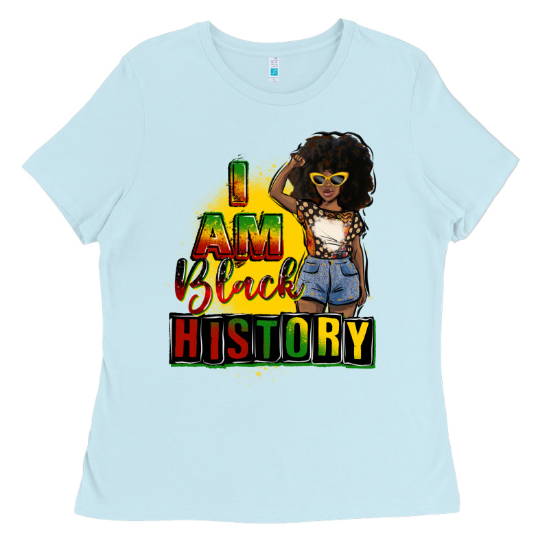 I Am Black History Juneteenth Ladies Tee by CowGirlArtShop | Teevron