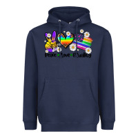 Navy peace love  equality Heavyweight Hoodie - AdoDesignShop