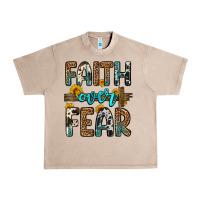 French Oak faith over fear Urban Heavy Tee - OliviaCreatesArt