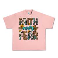 Salmon faith over fear Urban Heavy Tee - OliviaCreatesArt