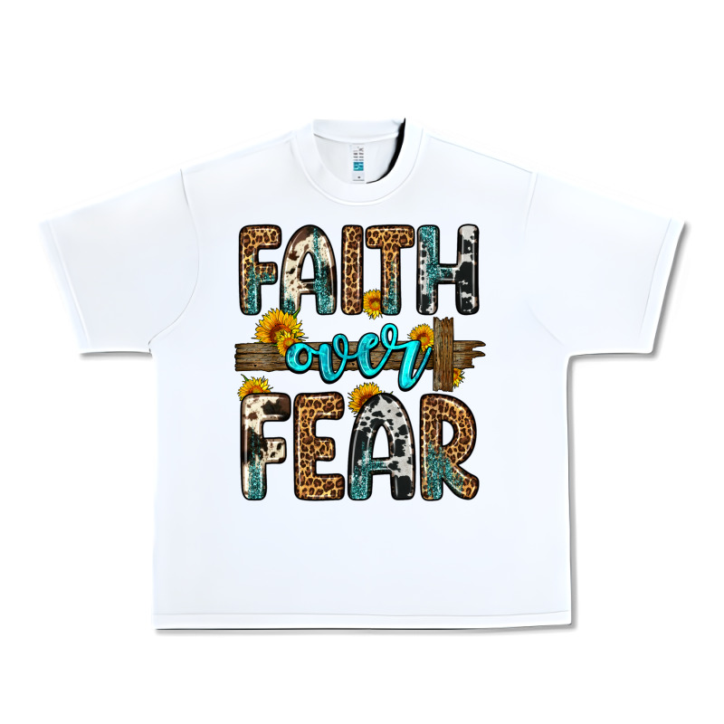 Faith Over Fear Urban Heavy Tee by OliviaCreatesArt | Teevron