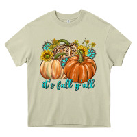 Mossy It's Fall Y'all Heavy Core Tee - texasbilliewilder