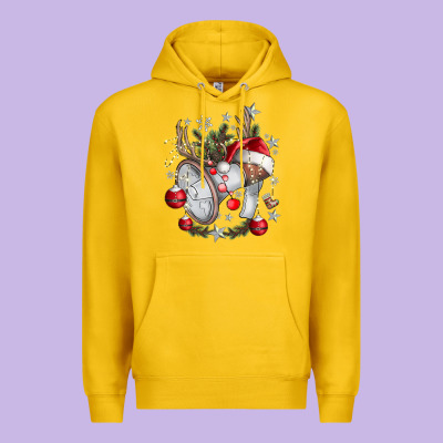 Merry Christmas Premium Hoodie Designed By Cowhidedigitalart