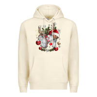 Sandshell Merry Christmas Premium Hoodie - CowhideDigitalArt