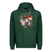 Sports Green Merry Christmas Premium Hoodie - CowhideDigitalArt