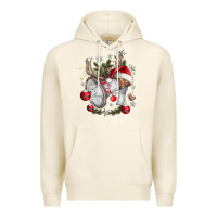 Tofu Merry Christmas Premium Hoodie - CowhideDigitalArt