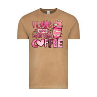 Vintage Camel i love you more than coffee valentines day Vintage Tee - OliviaCreatesArt