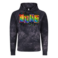 Cloud Black Love pride Vintage Hoodie - FaDigitalArtStudio
