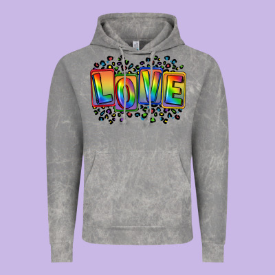 Love Pride Vintage Hoodie Designed By Fadigitalartstudio