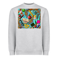 Heather Grey teacher tumbler Heavyweight Sweatshirt - BarkalooDesign