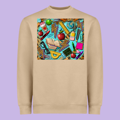 Teacher Tumbler Heavyweight Sweatshirt Designed By Barkaloodesign