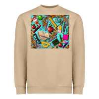 Mushroom teacher tumbler Heavyweight Sweatshirt - BarkalooDesign