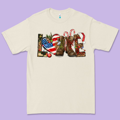 Army Christmas Love 4th Of July Premium Tee Designed By Howdyjamesfarm