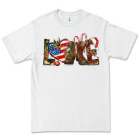 White Army christmas love 4th Of July Premium Tee - HowdyJamesFarm