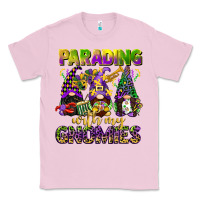 Bubblegum Pink parading with my gnomies mardi gras Classic Tee - CowGirlArtShop