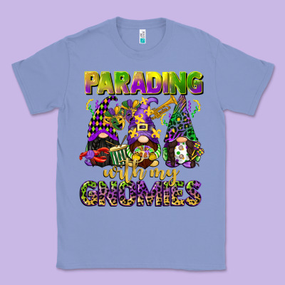 Parading With My Gnomies Mardi Gras Classic Tee Designed By Cowgirlartshop