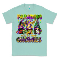 Seafoam parading with my gnomies mardi gras Classic Tee - CowGirlArtShop
